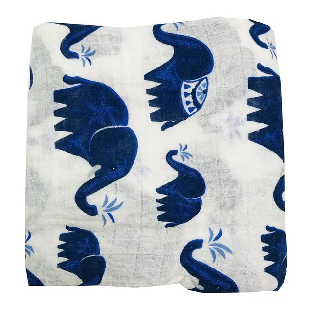 Хлопковое муслиновое детское одеяло, Пеленальное Одеяло для новорожденных, лучшее мягкое детское одеяло, постельные принадлежности, банное полотенце, пеленание, 120*120 см - Цвет: 26