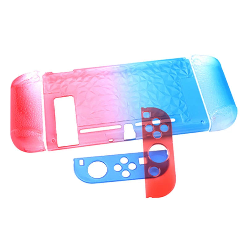 Жесткий защитный чехол Противоскользящий чехол для nintendo Switch Ns жесткий чехол градиентный цвет хрустальный корпус консоль контроллер Acce