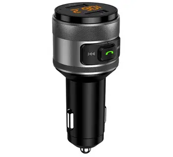 

50pcs C57 Quick charge 3.0 Car Bluetooth FM Transmitter Dual USB Car Charger MP3 Player Car Lighter Handfree