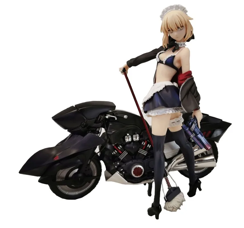 Anime Fate Grand Order FGO Joan of Arc Saber With Motorcycle Swimsuit Ver. Sexy Girl 1/8 Scale PVC Action Figure Model Toys Doll | Игрушки и