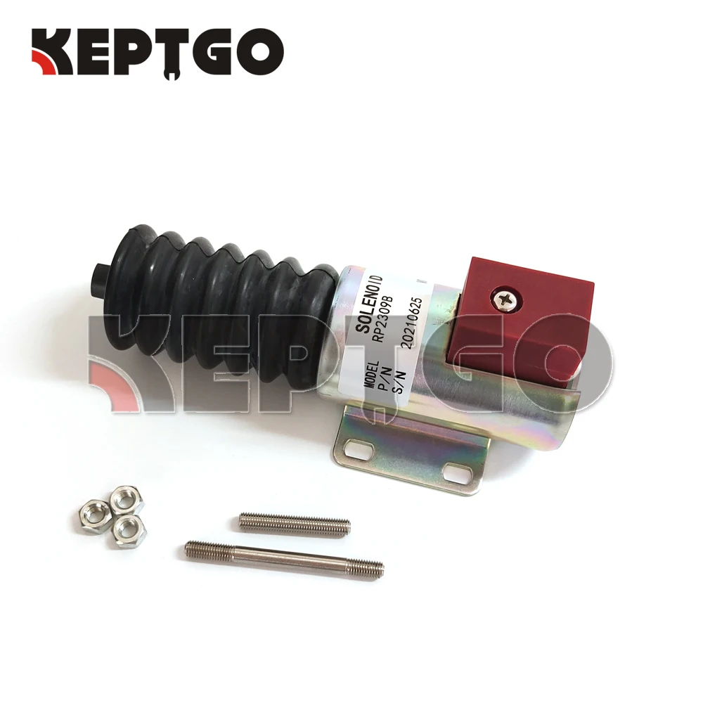 

12V RP2309B Rack Puller Push Pull Solenoid P610B1V12 40700094 2309B RP-2309B Fit for Murphy 3 Terminals