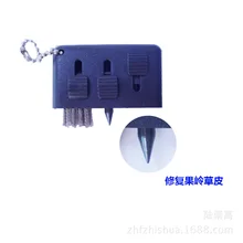 Гольф-щетка для клюшки(гольф) тройной Применение инструмент Многофункциональные инструменты для гольфа Ball Bar Head 3 отверстия инструменты для чистки