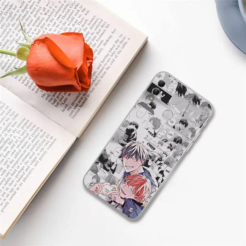 Anime Nhật Bản Cho đen Mềm Mại Ốp Lưng Điện thoại Huawei Honor xem 7a5.45inch 7c5.7inch 8x 8A 8C 9 9x10 20 10i 20i Lite Pro