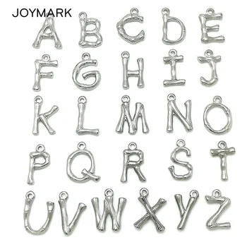 

Hot Sale Stainless Steel 26 English Letters Pendants Retro Striped Alphabet Charms Pendants DIY Jewellery Accessories BXGA065