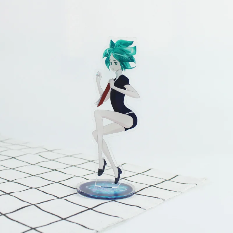 

Land of the Lustrous Display Stand Plate Anime Cartoon Figure Phosphophyllite Cinnabar Stand Model Holder Cardboard Gift