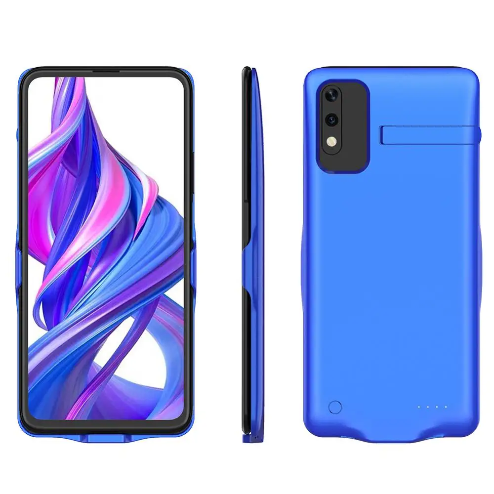 6500 мАч для huawei Honor 9X 9X Pro Чехол для аккумулятора подставка для смартфона зарядное устройство крышка банка питания