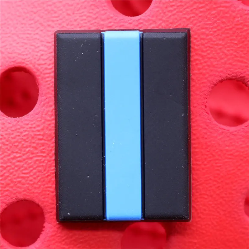 Crock Charms Accessories Custom Cartoon Cute PVC Shoe Croc Buttons Sandals Charms Black Lives Dope Father Portrait Free Shipping