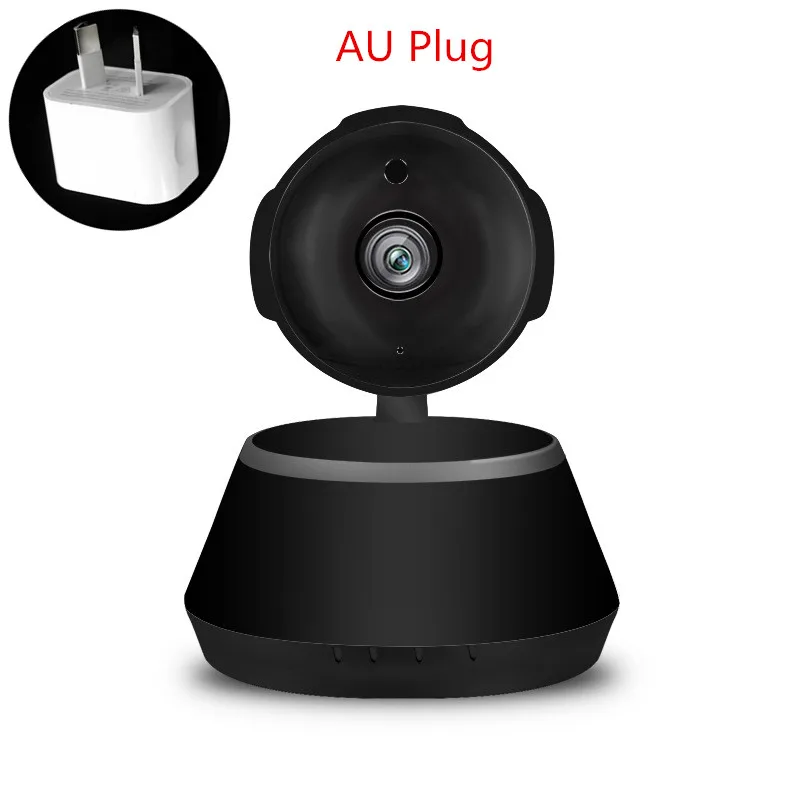 black AU HYASIA 720P Беспроводная ip-камера интеллектуальное автоматическое отслеживание домашней безопасности CCTV сетевая камера с WiFi Детский Монитор IP - Цвет: black AU
