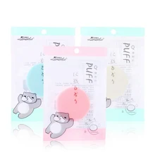 1 шт Женская косметическая пудра для лица и тела, косметическая пудра для макияжа, мягкая губка, случайный цвет