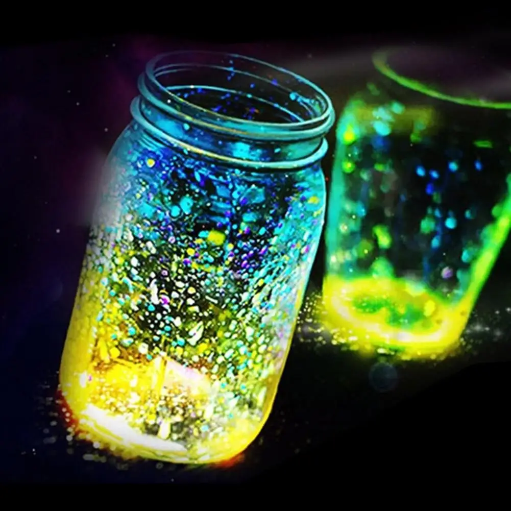 10g Luminous Sand Fluorescent Particles Toy for Party DIY Starry Wishing Bottle Luminous Sand