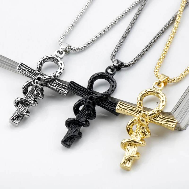 Hot Sale Egyptian Ankh Cross Snake 