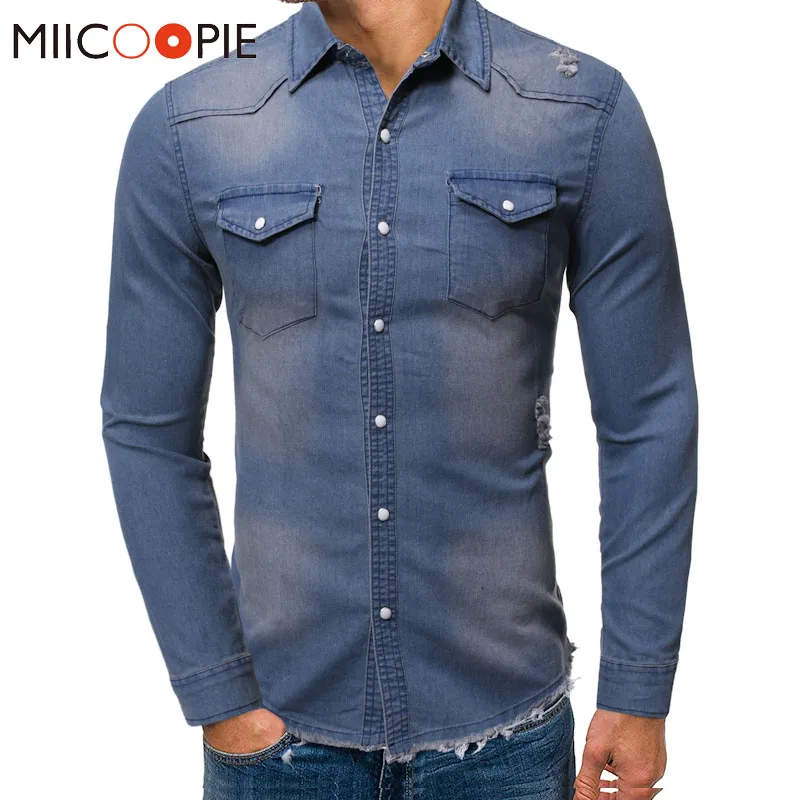 denim cowboy shirt