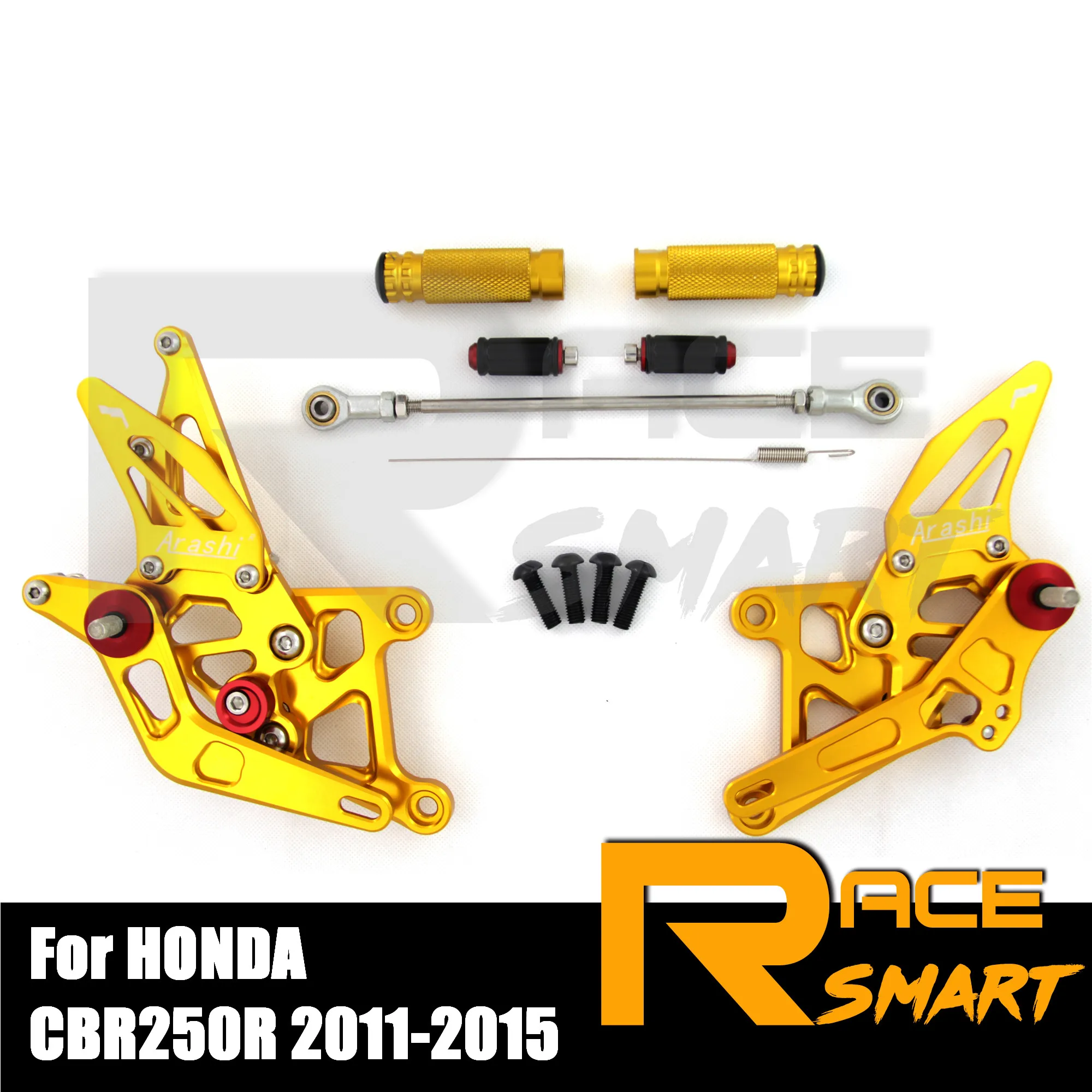 Для HONDA CBR250R 2011 2015 CBR 250R Rider наборы задних подножек подножки педаль для мотоцикла CNC