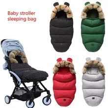 Спальный мешок для детской коляски, толстый теплый ветрозащитный чехол, сумка для детской коляски, спальные мешки для новорожденных, одеяло для младенцев, пеленальная основа