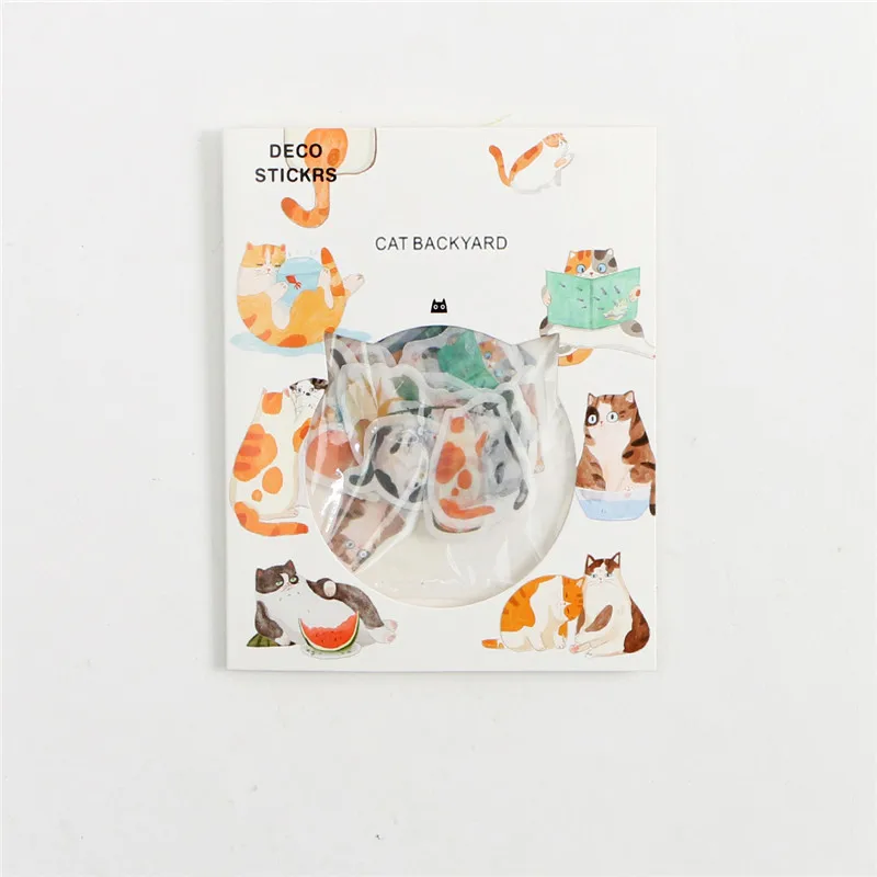 Eastshape 40 шт./компл. DIY милые домашние животные серии наклейки Скрапбукинг этикетка-наклейка дневник Канцелярские Стикеры для альбомов - Цвет: JJJL00120001