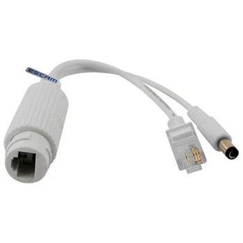 

FFYY-ESCAM POE S2 Split Cable Injector Splitter Kit Splitter Cable for IP Camera