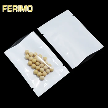 

Top Open 6*9cm 3000Pcs/ Lot White/ Clear Plastic Pack Storage Pouches Vacuum Heat Seal Food Bread Snack Storage Packing Bag