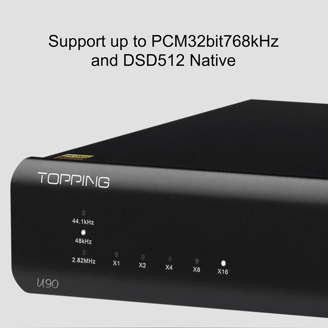 TOPPING U90 USB Interface Hi-res USB Audio Bridge 768kHz TOPPING U90 USB Interface Hi-res USB Audio Bridge 768kHz