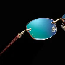 Модные мужские и женские очки для чтения без оправы в металлической оправе, очки для пресбиопики из смолы, диоптрий+ 1/+ 3/+ 3,5/+ 4 с коробкой NX