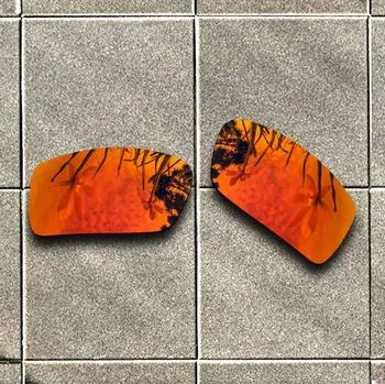 

Fire Red Polarized Sunglasses Replacement Lens for-Oakley Gascan Frame 100% UV Protection Good Fitness