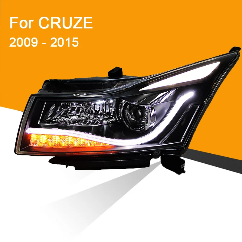

1 Pair Headlight Assembly for Chevrolet Cruze 2009 - 2015 Left and Right with LED DRL Running Light Turning Signal