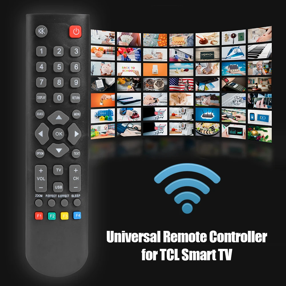 Télécommande universelle de remplacement Smart TV noire pour TCL RC311 RC3000E01 RC3000E02 TLC 925|Télécommandes| - AliExpress