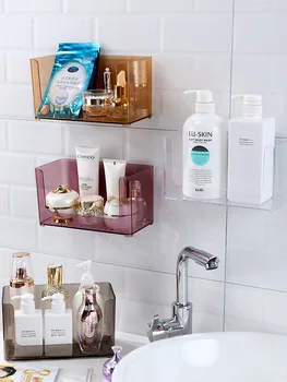 

Facemask Cosmetic Storage Box Wall Hanging Vanity Washbasin Skincare Bathroom Shelf