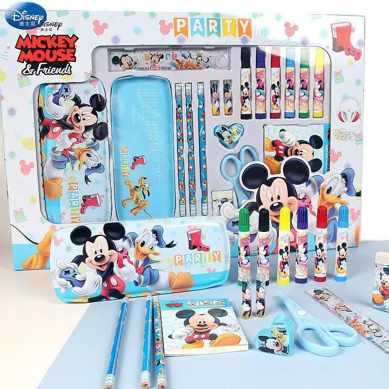 本物のディズニーミッキーとミニーの17ピースセット,文房具