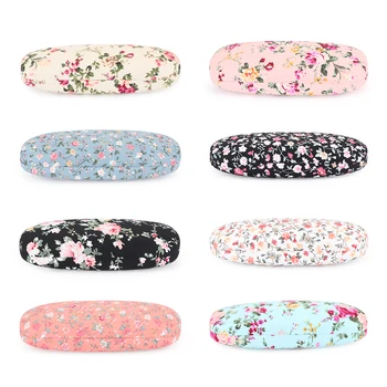 

Unisex Portable Glasses Case Box Print Floral Spectacles Bags Reading Glasses Box Eyewear Protector Storage Eyeglasses Container