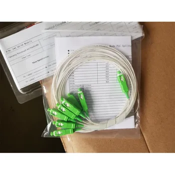 

fiber optical 0.9mm sc/apc 1*8 mini type plc splitter /Planar Lightwave Circuit Splitter