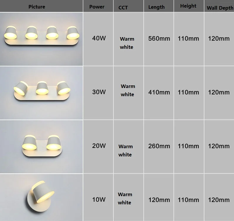 Lâmpada de Parede Luzes de Metal Interruptor de Toque Espelho do Banheiro Lâmpada de Leitura Modern Interior Ajustar Girar Regulável Quarto Luminárias Luminária 2 Cheap Luminárias de parede