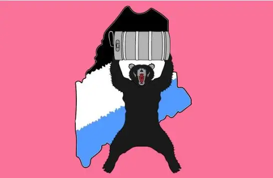 bear pink Flag with 90x150cm custom history business hobby banner