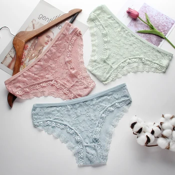 

Sexy Women's Lace Underwear Seamless Lingerie Female Panties Low Rise Comfortable Breathable Underpants Lady Intimates Tangas