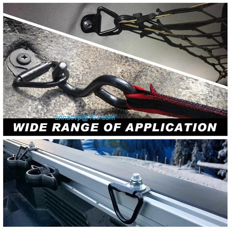 V ring cargo tie down anchor for truch bed trailer pickup (6)