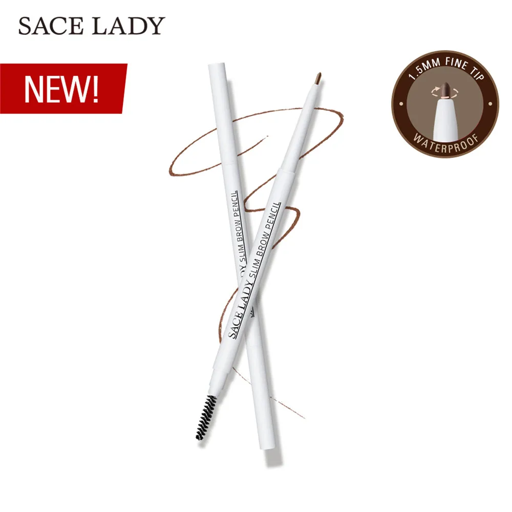 SACE LADY Карандаш для бровей водостойкий стойкий 1 5 мм с оттенком коричневого цвета