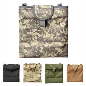 

Foldable Outdoor Large Size Hunting Bag Molle Tactical Waist Pouch Storage Kettle Recycle Bags Folding Airsoft Pouch Pack