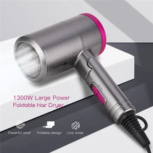 1300 Вт Ionic Фен складной мини-фен Регулируемый ветер настройки волос Удар Путешествия Электрический фен Ветер сбор