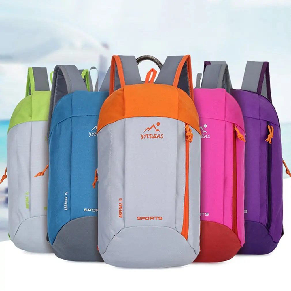 

9 Colors Men Women Outdoor Travel Backpack Waterproof Canvas Sport Camping Running Climbing Rucksack Students School Bag