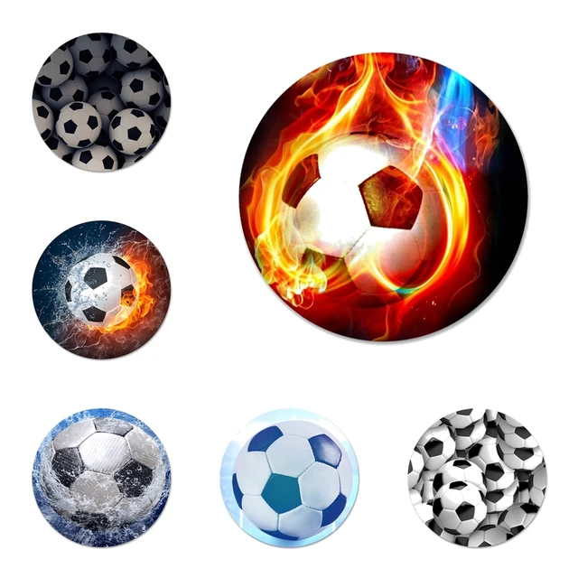 Calcio sport calcio distintivo spilla spilla accessori per vestiti zaino  decorazione regalo - AliExpress