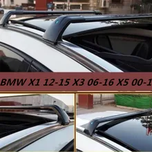 Багажник на крышу автомобиля поперечные Рейлинги на крышу стойки бар погрузка на автомобиль грузовой багаж Перевозчик багаж для BMW X1 12-15X3 06-16X5 00-17