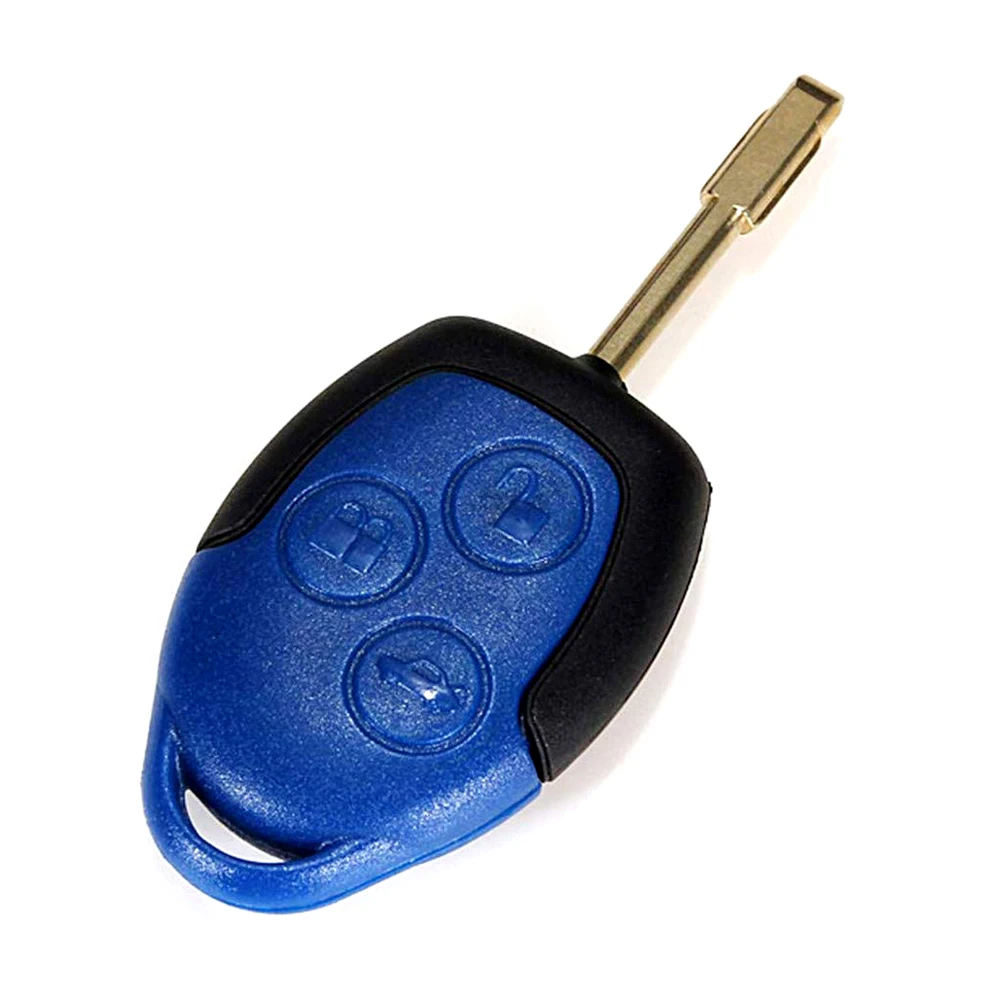 3 кнопки дистанционного управления, чехол для ключа без ключа, чехол для ключа без выреза для Ford Transit, аксессуары для стайлинга автомобилей