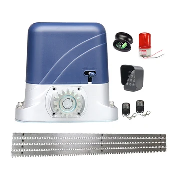 

800KGS sliding door motor heavy duty door opener with 4 m rack (sensor, button, alarm light)