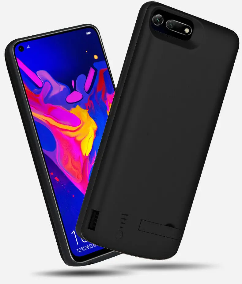 

6500mAh USB Battery Charger Case For Huawei Honor View 20 External Power Pack Bank Case Stand Charging Battery Cover Honor V20