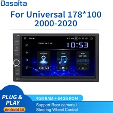 7 inch Universal 2 din Car Multimedia Player Android 10.0 Car Radio for Volkswagen Nissan Hyundai Kia Toyota 4*50W MTCE/MTCD
