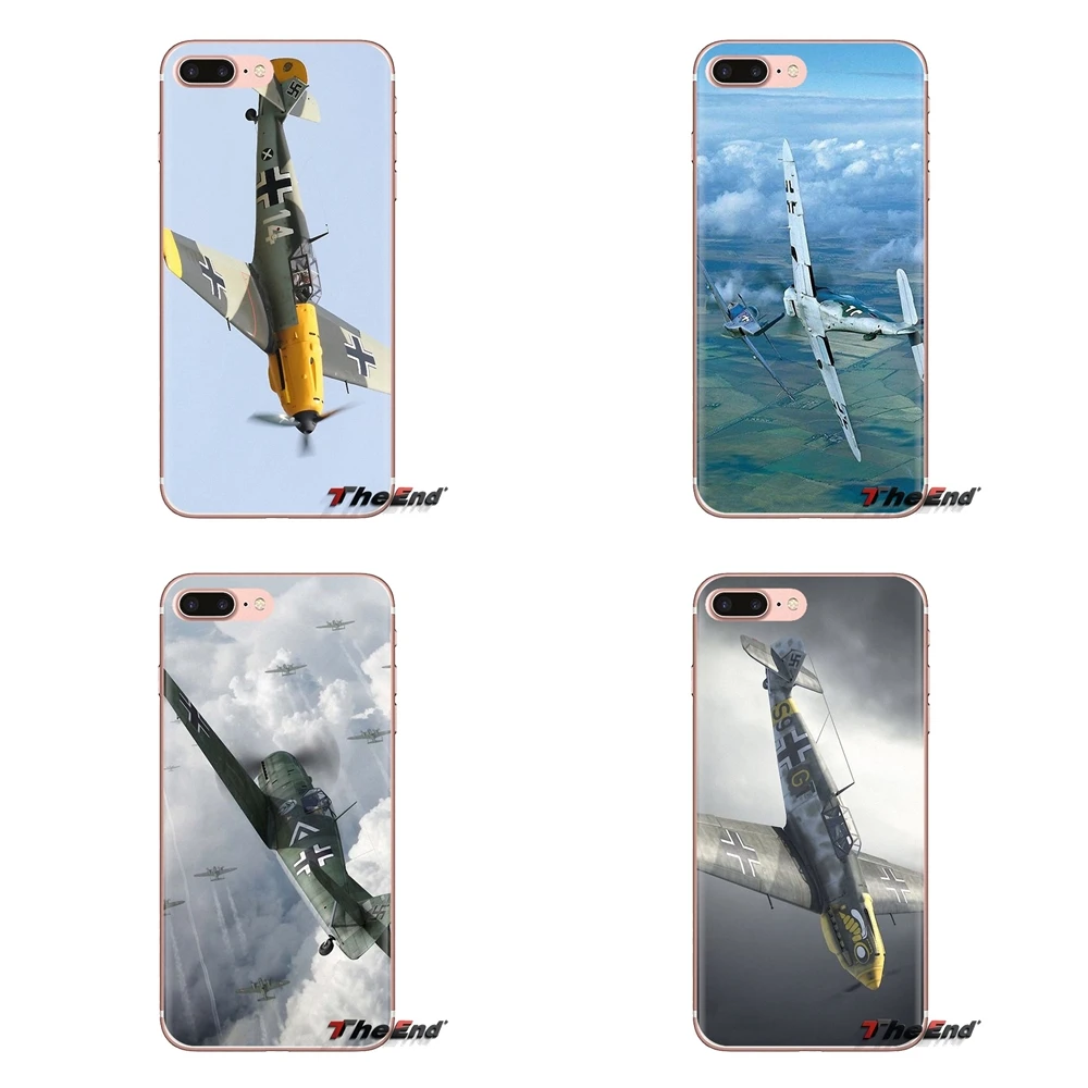 

For Xiaomi Redmi 4A S2 Note 3 3S 4 4X 5 Plus 6 7 6A Pro Pocophone F1 Soft Transparent Shell Covers Messerschmitt BF 109 Aircraft