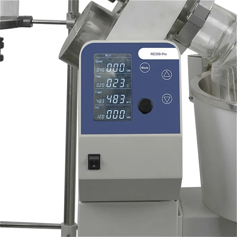Rotary Evaporator With Heating Bath 20L Industrial Distiller Machine 20L Rotary Evaporator Main Unit RE200-Pro