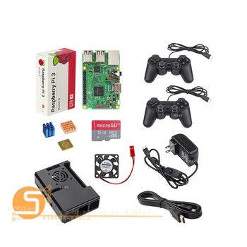 

UK RS Version Raspberry pi 3 + Heat sink+ABS Case Box+5V3A power charger plug+GPIO Kit+1.5m HDMI for Raspberry pi 3 B
