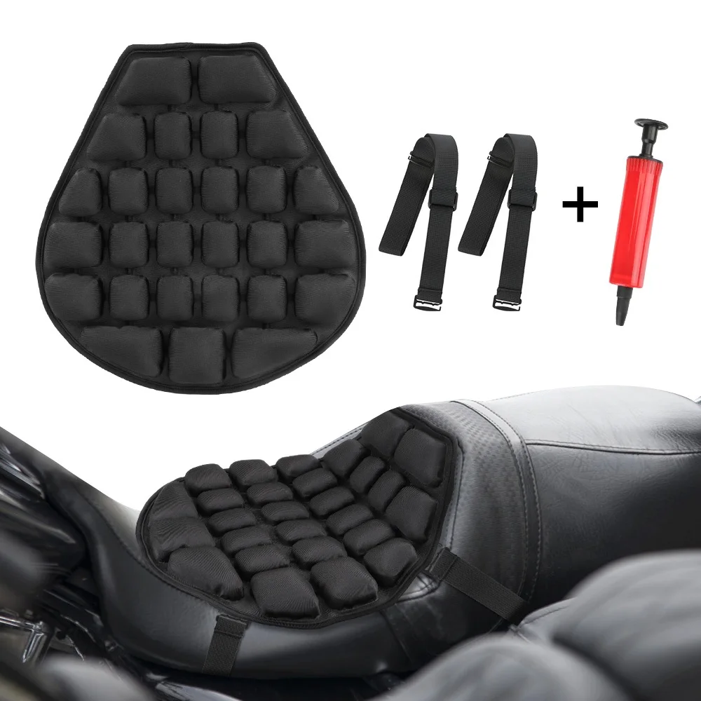 Air Motorcycle Seat Cushion Pressure Relief Ride Seat Pad for Cruiser  Touring