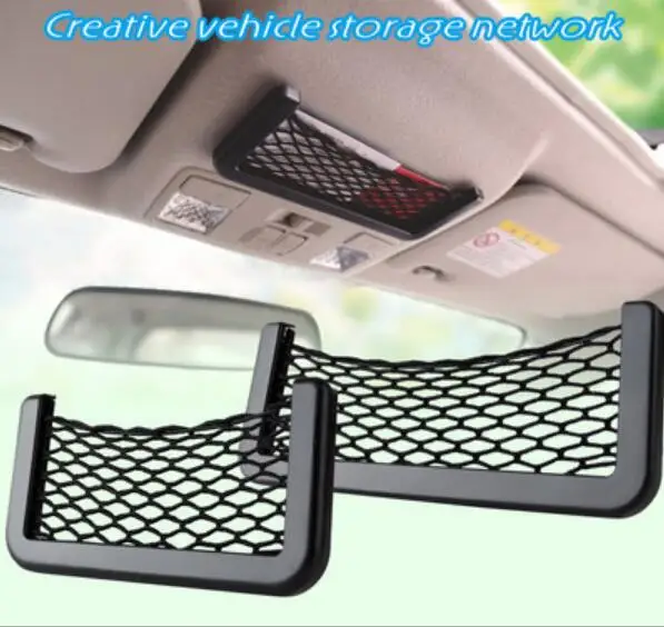 Universal Big 20*8 CM black car seat side Net storage bag pocket For Mini Cooper R56 R57 R58 R50 R53 F55 F56 Jaguar | Автомобили и