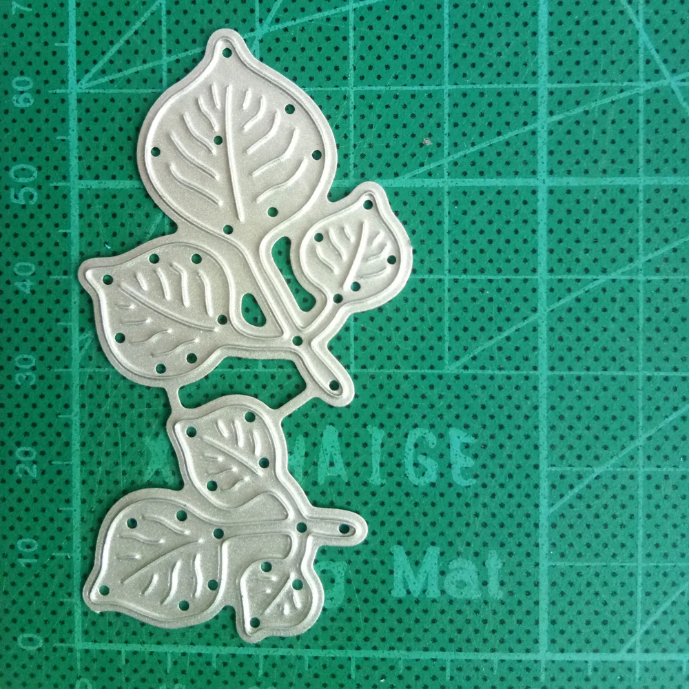 Estel листья 2 шт Выгравированные металлические трафареты шаблон для DIY скрапбукинга тиснение изготовление бумажных карточек декоративное ремесло